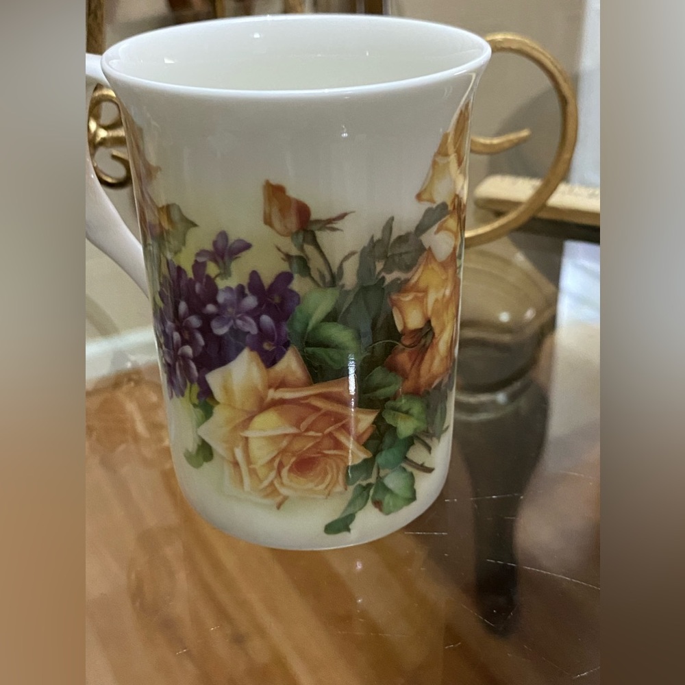 COPY - Brand New Beutiful Multicolor Floral Stechcol Mug .